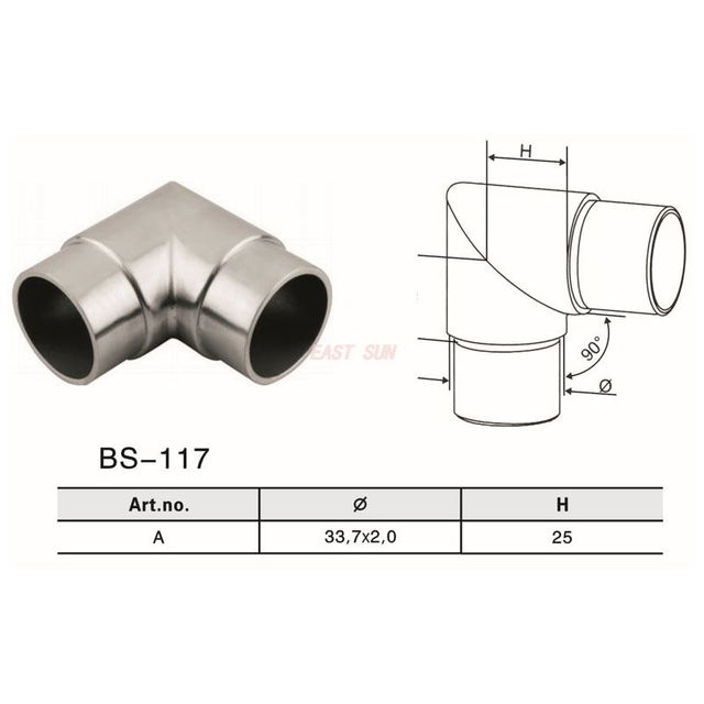 BS-117-Acessórios para corrimão
