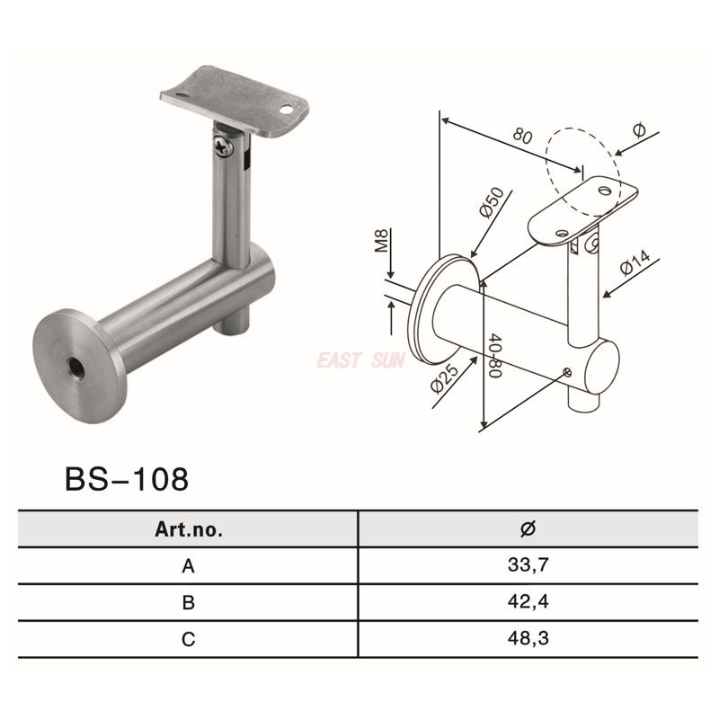BS-108-Acessórios para corrimão