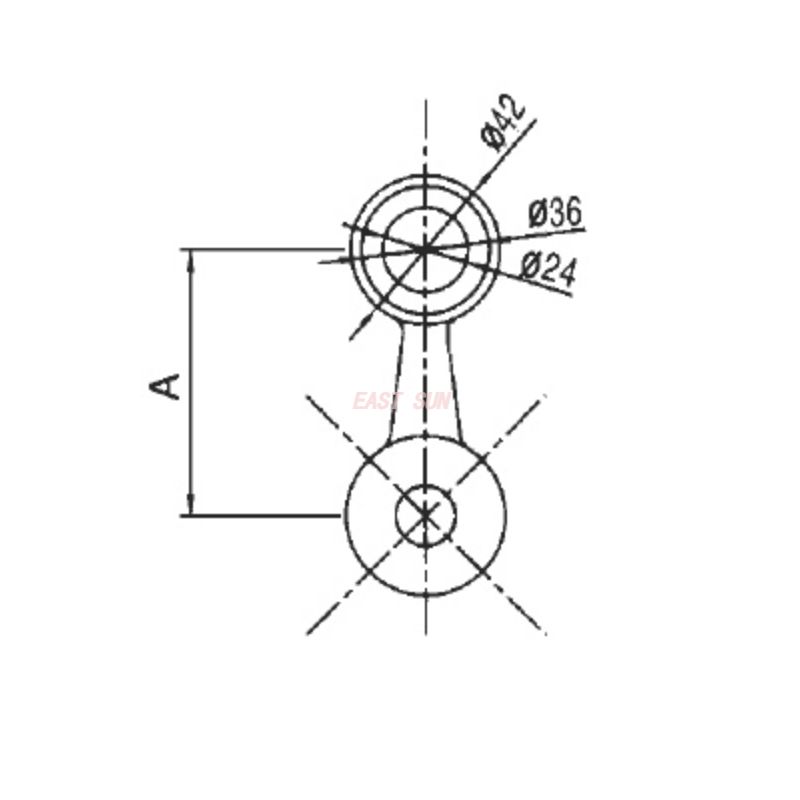 Encaixe SD-150-1-180R-Aranha