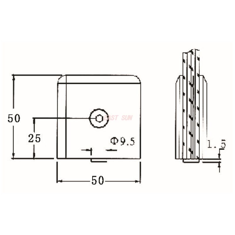 suporte para bra&ccedil;adeira de prateleira de vidro