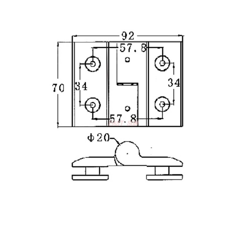 dobradi&ccedil;as para portas de chuveiro