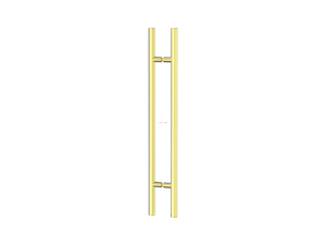 Puxador de porta costas com costas estilo escada de porta de vidro 