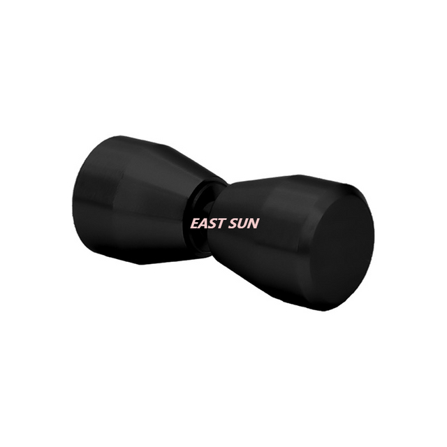 Botões estilo gravata borboleta em níquel acetinado costas com costas