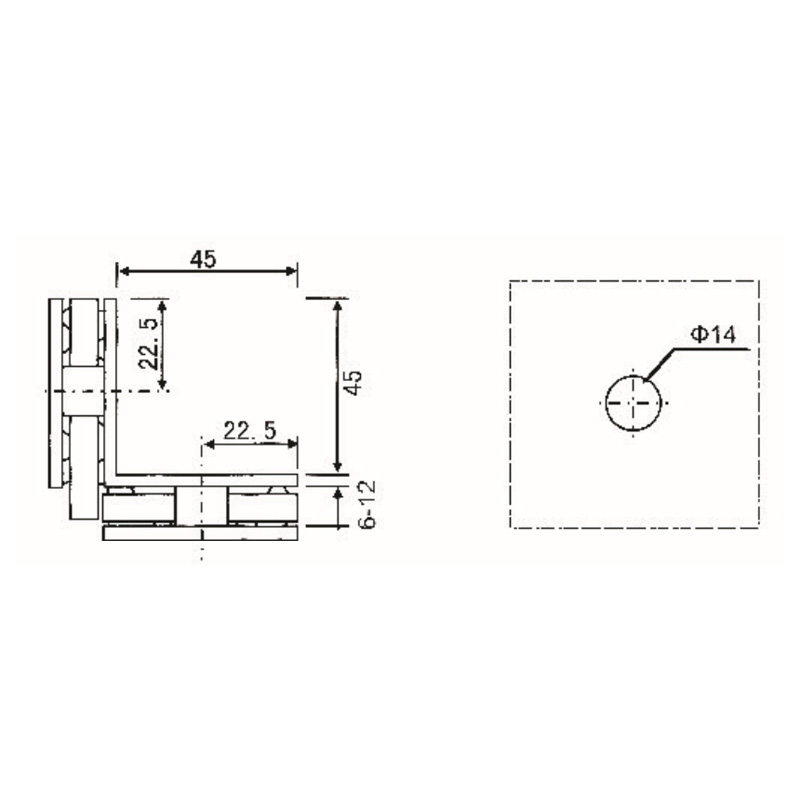 Grampos de vidro GBF-822