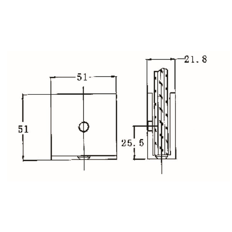 Grampos de vidro GBF-898