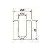 Grampos de vidro GBF-881A