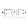 Conectores para banheiro KF-039