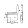 Série de portas pivotantes PTD-308B
