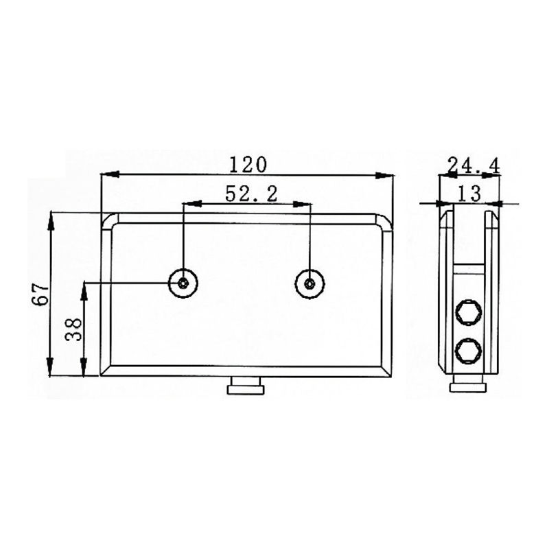 Série de portas pivotantes PTB-302
