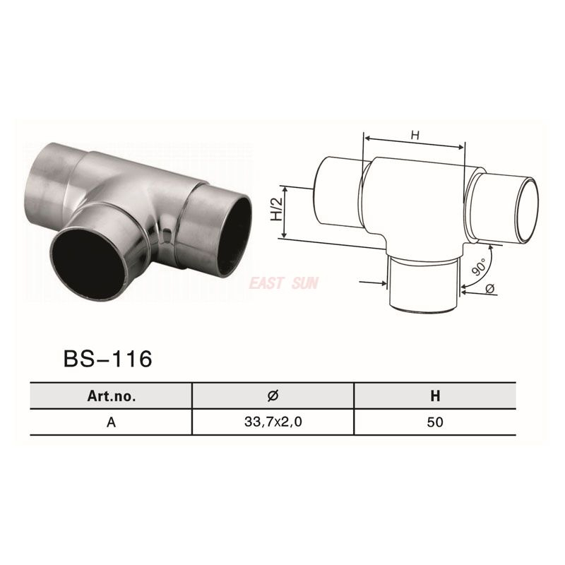 BS-116-Acessórios para corrimão