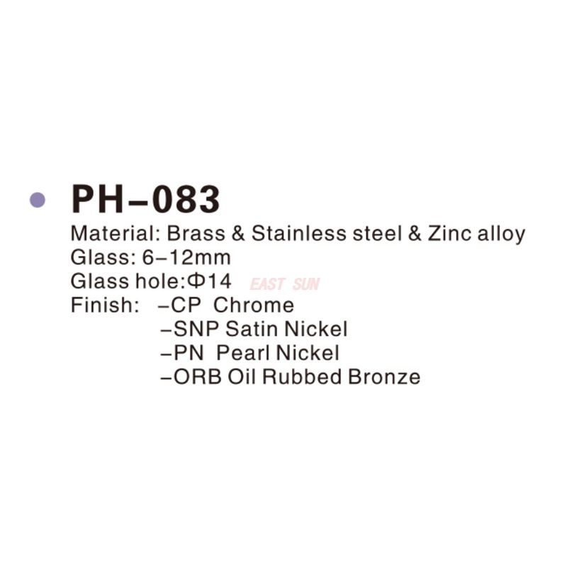 PH-083-Maçanetas para portas de chuveiro