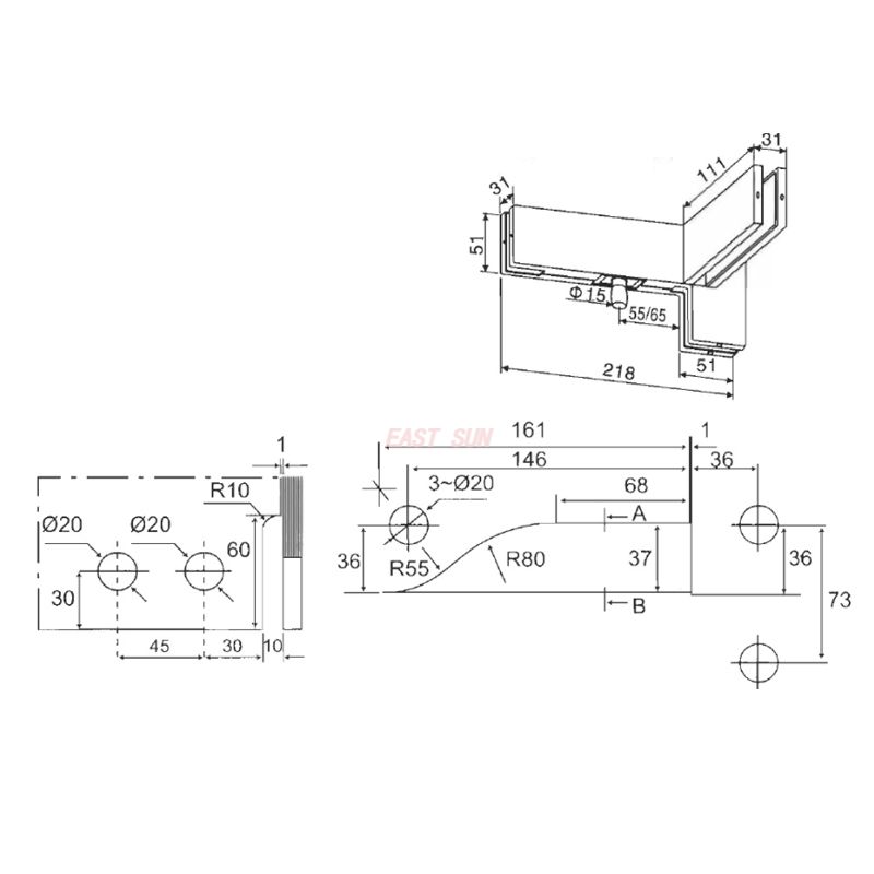 Encaixe de patch PMA-800R