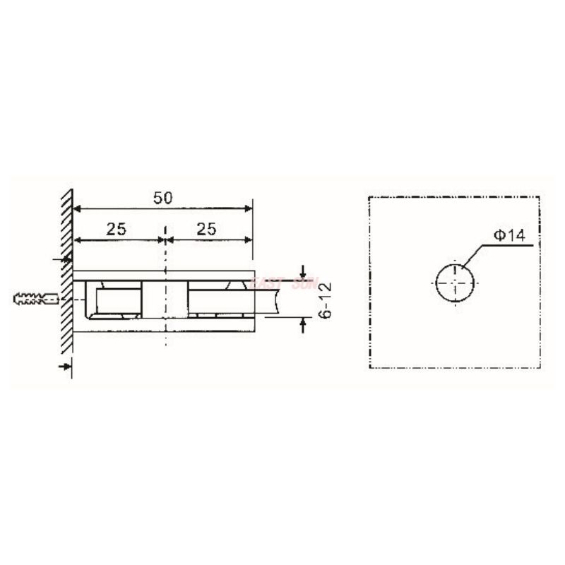 bra&ccedil;adeiras de suportes de vidro