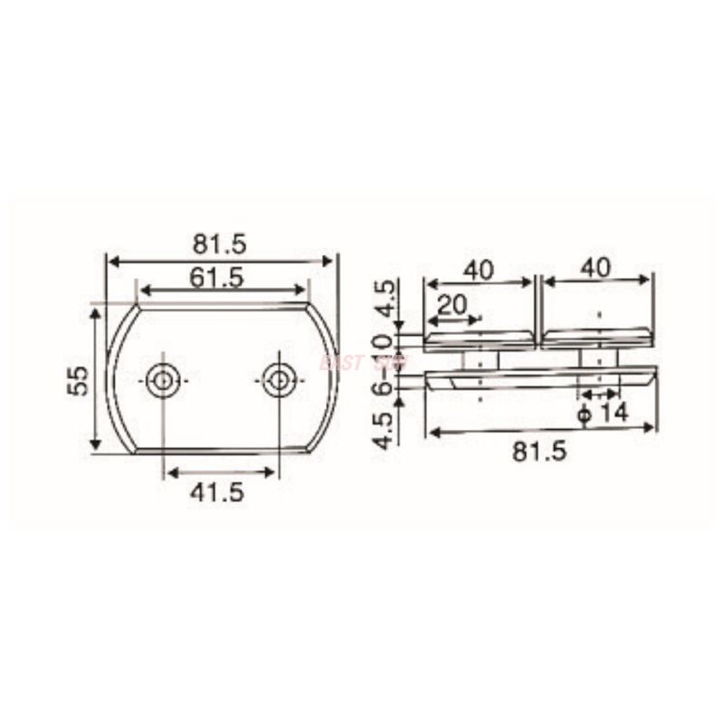 d bra&ccedil;adeira para vidro