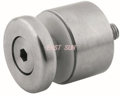 Venda quente balaústre publicidade parafuso rosca fixadores de vidro braçadeira de trilhos de aço inoxidável publicidade prego vidro impasse GBF-060