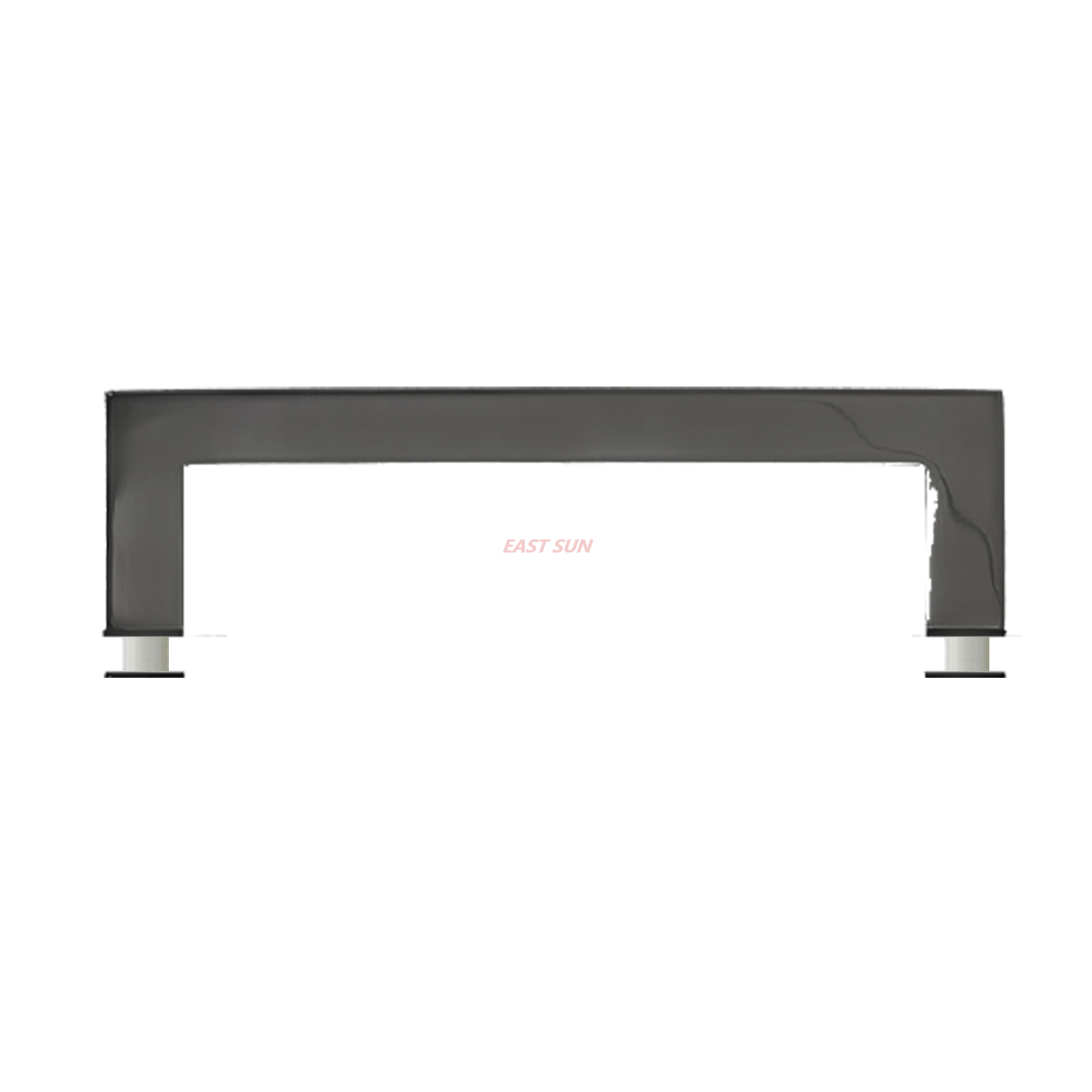 Barra de apoio quadrada de 24' em esquadria inoxidável polido