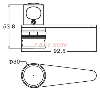 Trava de botão único