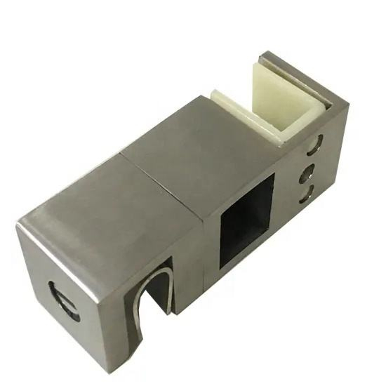 Guia de piso da porta deslizante sem moldura de hardware de aço inoxidável 304 para porta de vidro