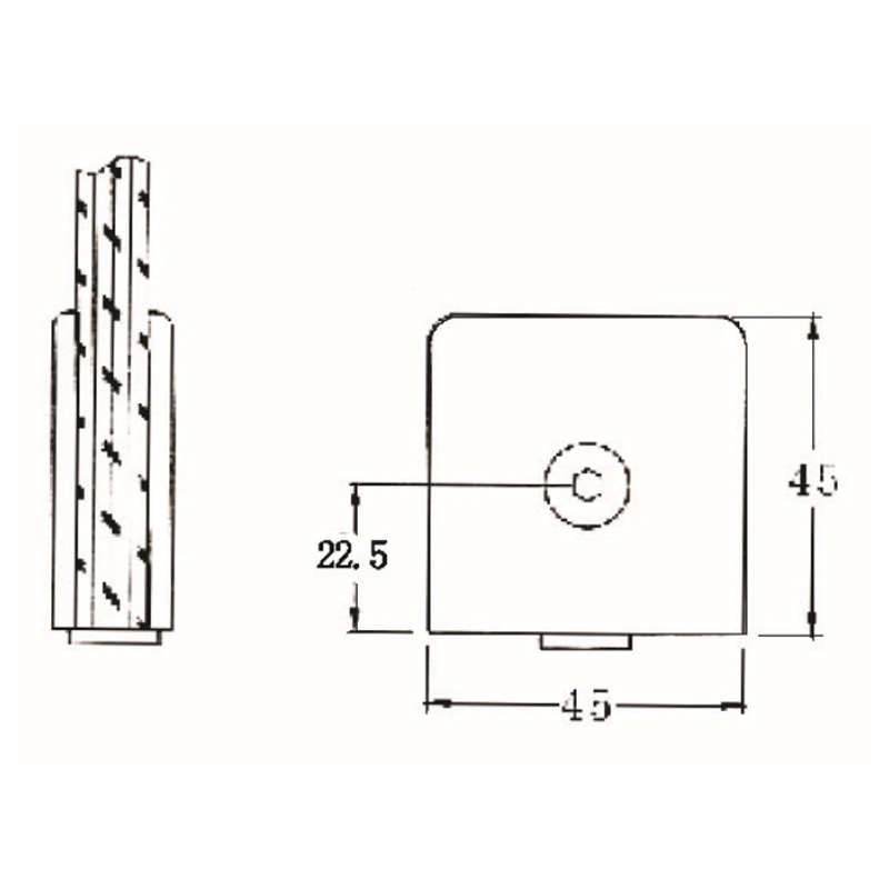 Grampos de vidro GBF-827