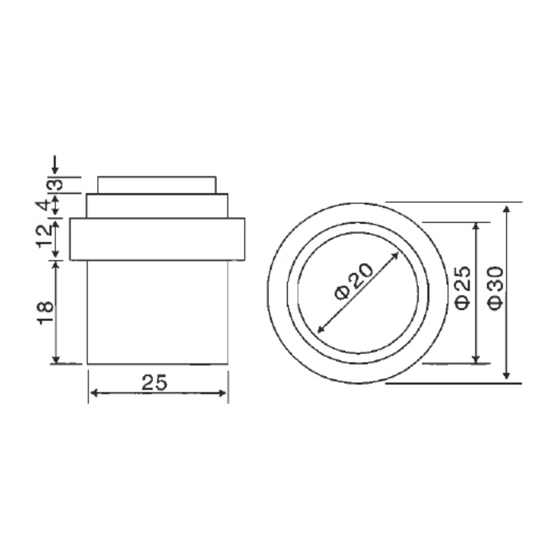 Batentes de porta DS-120