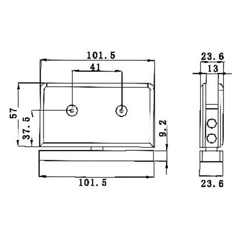 Série de portas pivotantes PTD-301B