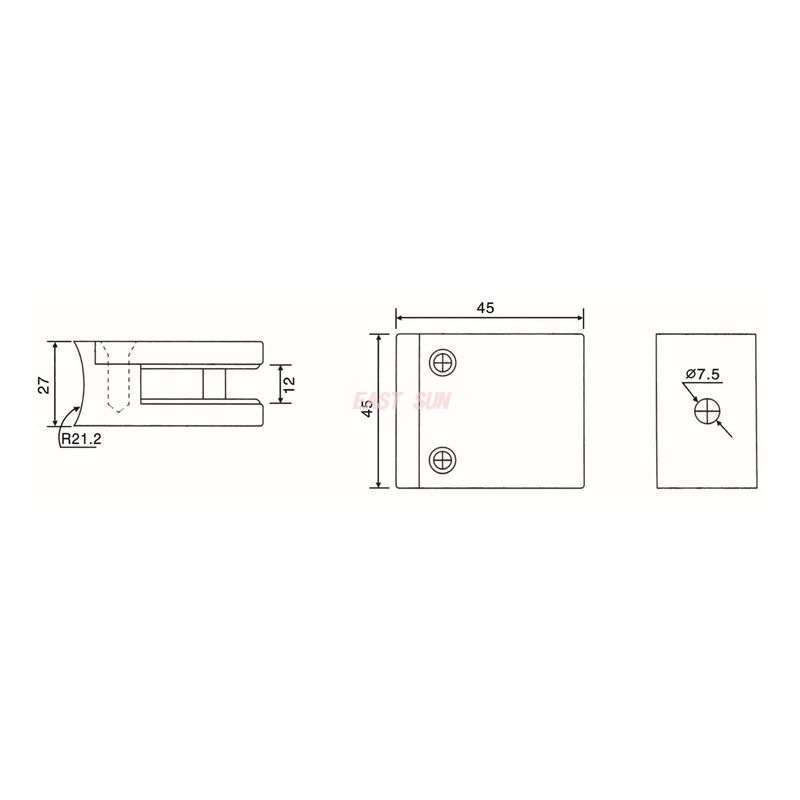 Acessórios para corrimão GBF-003R