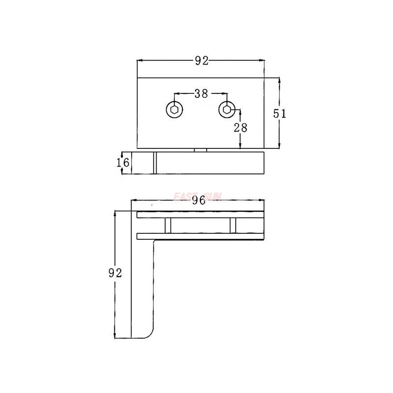 S&eacute;rie de portas pivotantes PTD-205