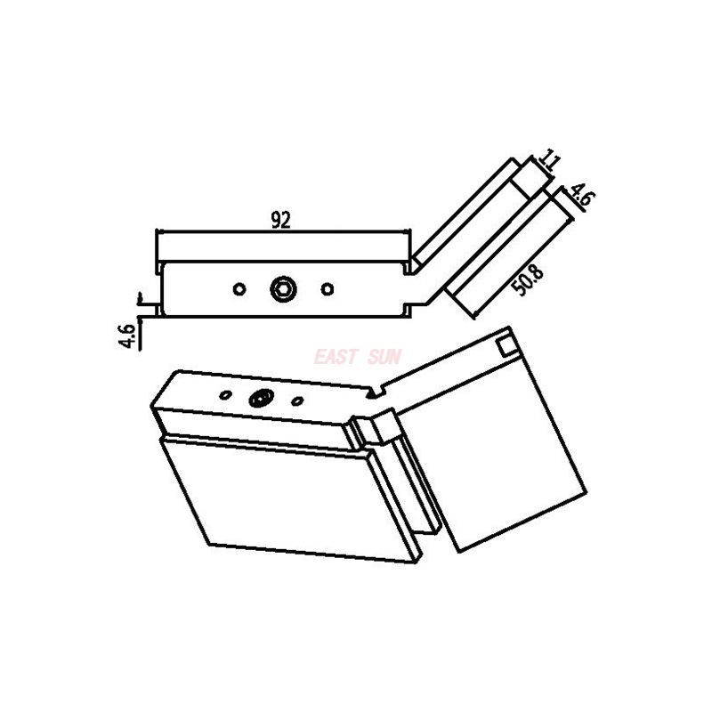 dobradi&ccedil;a da porta do arm&aacute;rio de vidro