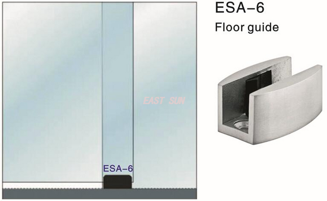 Mover guia de piso da porta