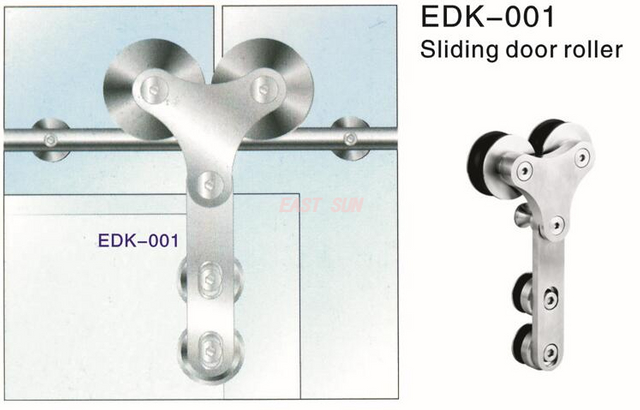 Rolo de porta deslizante resistente