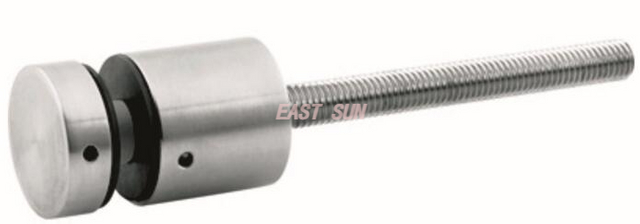 Venda quente Corrimãos de fixação de vidro Corrimãos de vidro sem moldura para ambientes internos e externos Suportes de vidro de aço inoxidável GBF-088