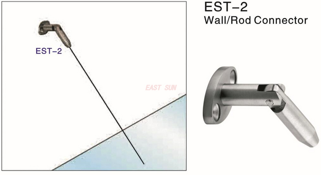 Parede da braçadeira do dossel dos sistemas do dossel ao conector de Rod