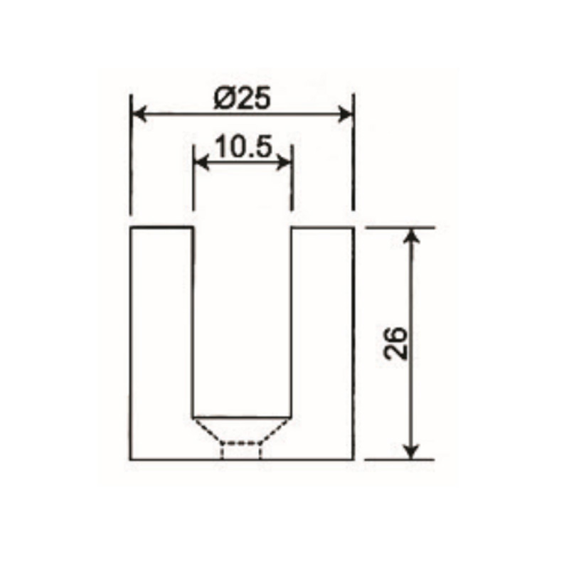 Grampos de vidro GBF-881B