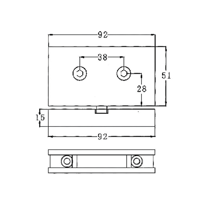 Série de portas pivotantes PTD-206
