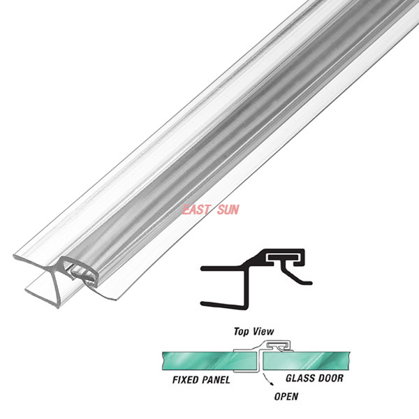 Ombreira de policarbonato 180 para vidro de 3/8' （10mm)