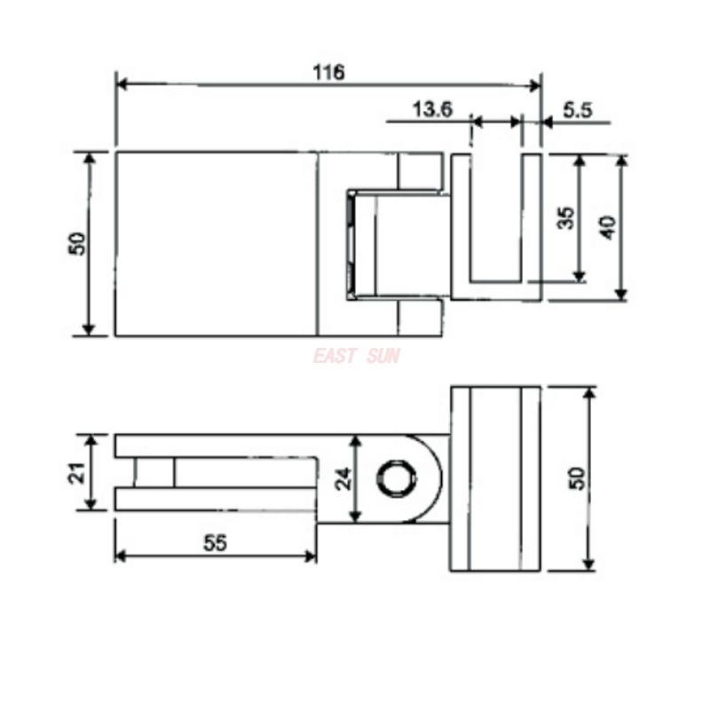 ma&ccedil;anetas cardinais para portas de chuveiro 