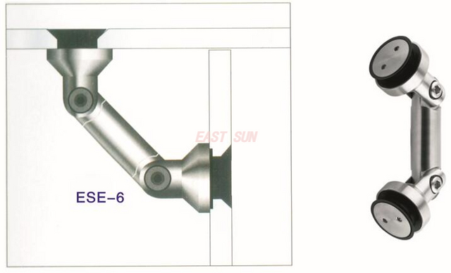 Conector de vidro de divisória de vidro Vidro para conector de vidro