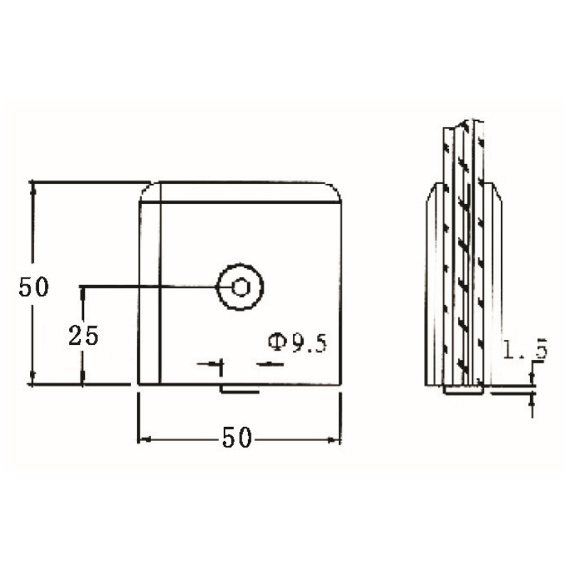 Grampos de vidro GBF-837