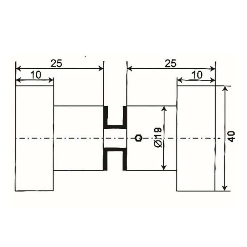 GDK-41- maçaneta da porta do chuveiro