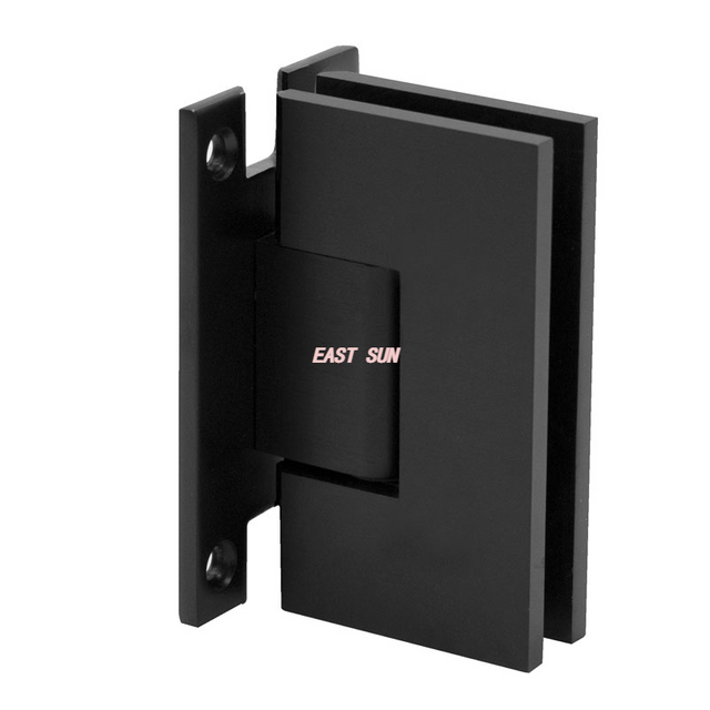 Parede de base tipo H resistente de 90 graus para dobradiça de porta de chuveiro de vidro para vidro de 1/2 ″ - 3/8 ″,