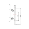 PD-002-Maçanetas para portas de chuveiro