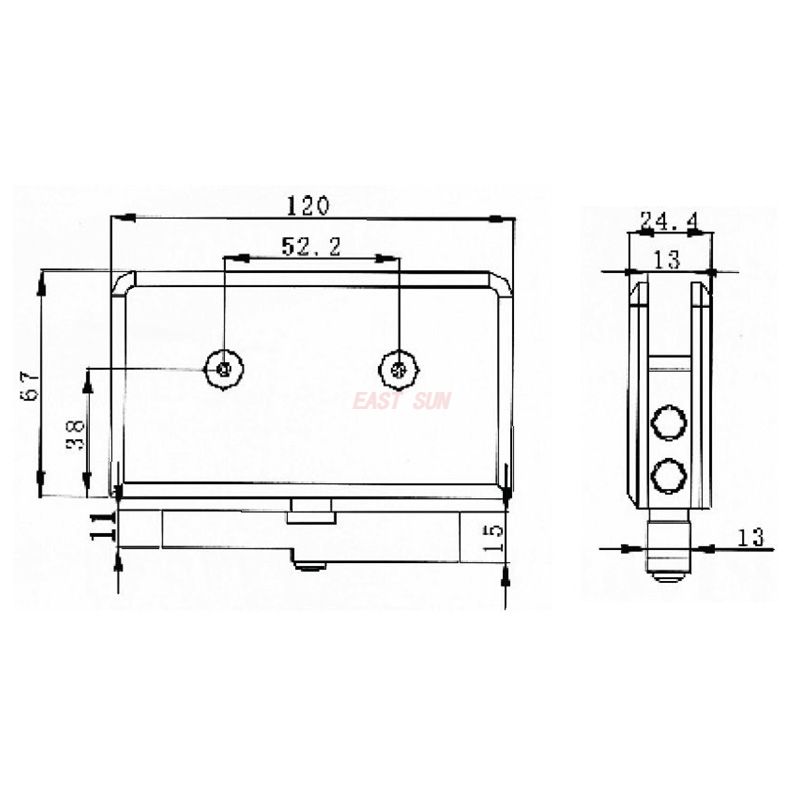 portas de box de vidro articuladas