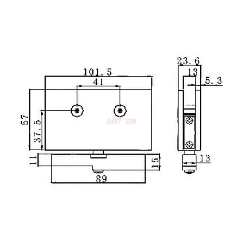 dobradi&ccedil;as de porta de vidro emolduradas