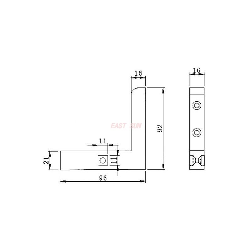 dobradi&ccedil;as de fechamento suave para porta de vidro