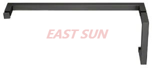 Combinação de série preta fosca 'SQ' 6 'puxedor 24' barra de toalha