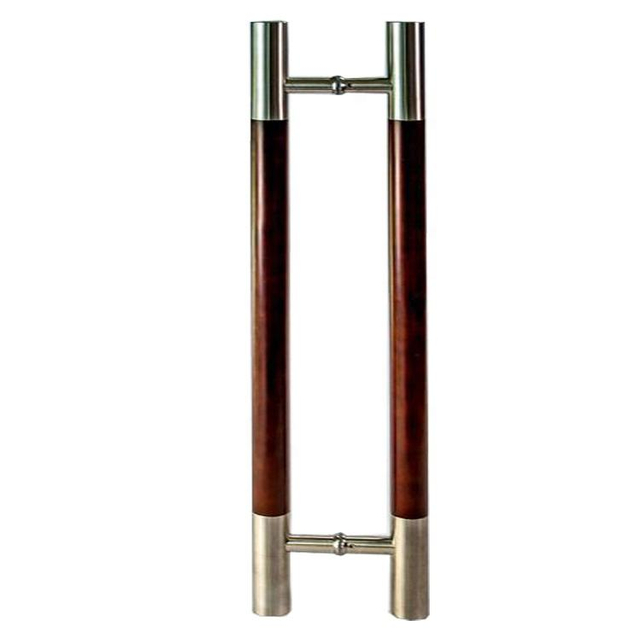 Puxador quadrado de aço inoxidável para porta de vidro, maçaneta da porta do chuveiro