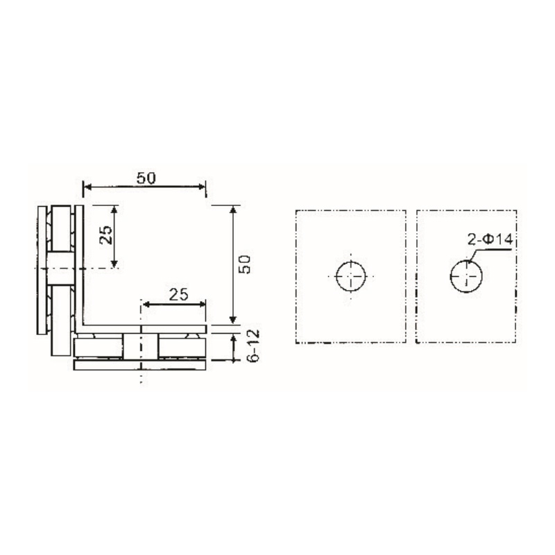 Grampos de vidro GBF-842