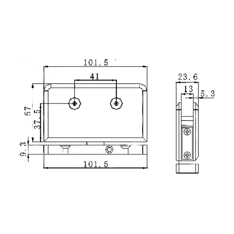 Série de portas pivotantes PTC-301B