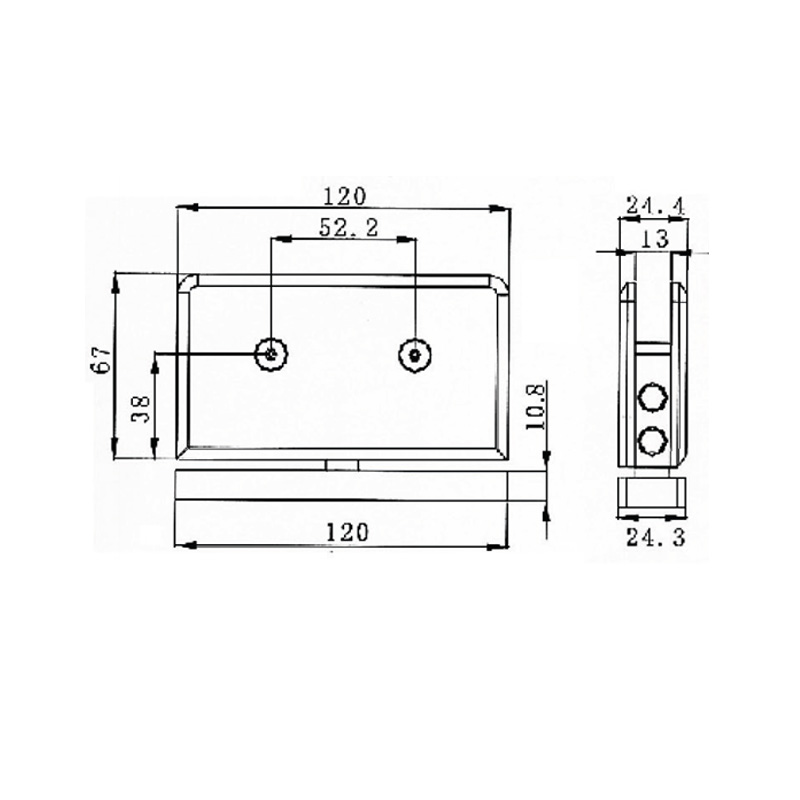 Série de portas pivotantes PTB-301