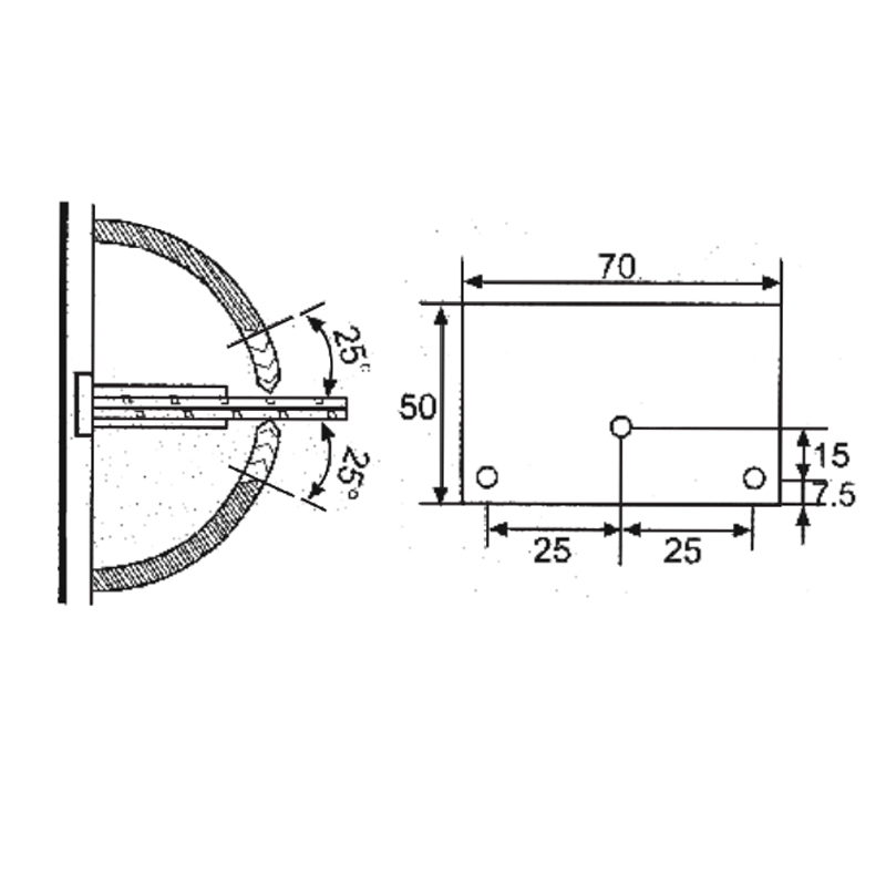 ESH-525-Dobradiças para porta de chuveiro